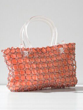 Beaded Summer Bag – 11” x 7” – Excellent Condition